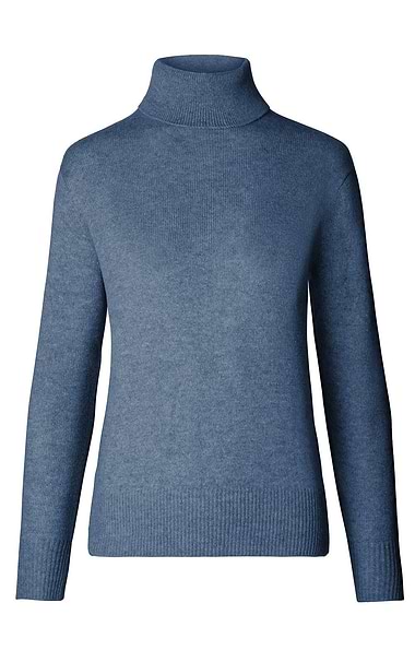 Ladies House of Bruar Lambswool Roll Neck