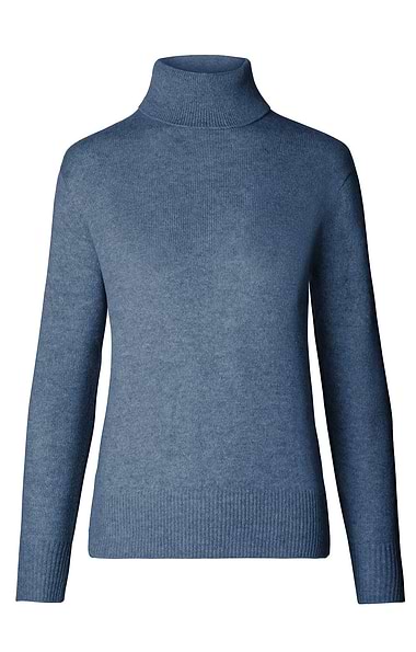 Ladies House of Bruar Lambswool Roll Neck