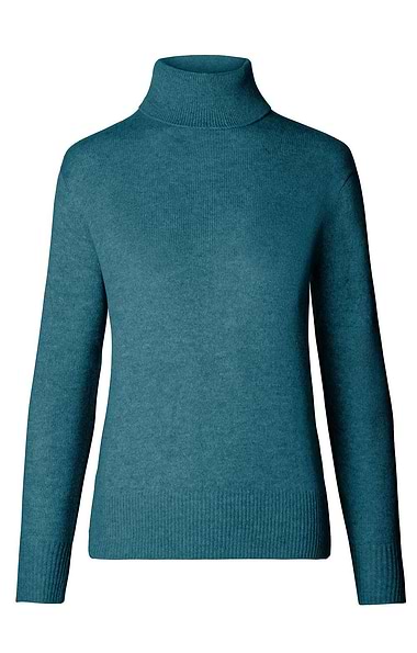 Ladies House of Bruar Lambswool Roll Neck