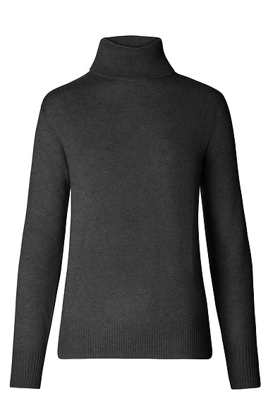 Ladies House of Bruar Lambswool Roll Neck