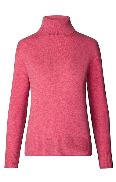 Ladies House of Bruar Lambswool Roll Neck
