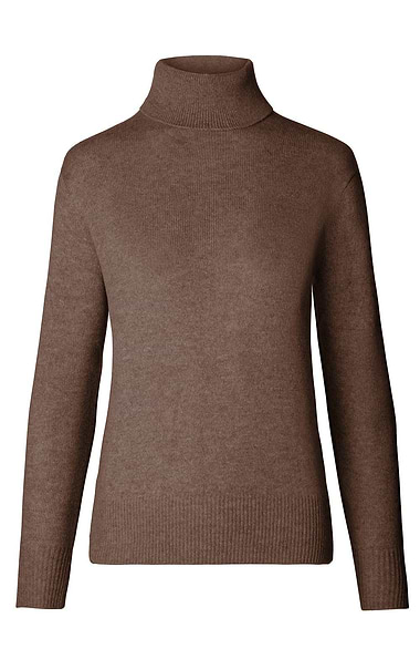 Ladies House of Bruar Lambswool Roll Neck