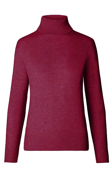 Ladies House of Bruar Lambswool Roll Neck