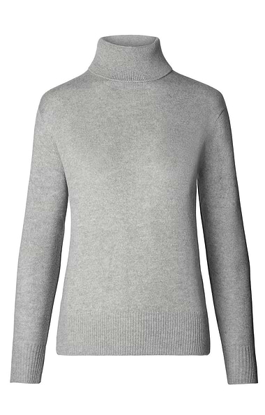 Ladies House of Bruar Lambswool Roll Neck
