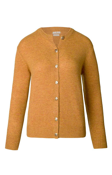 Ladies House of Bruar Lambswool Crew Neck Cardigan