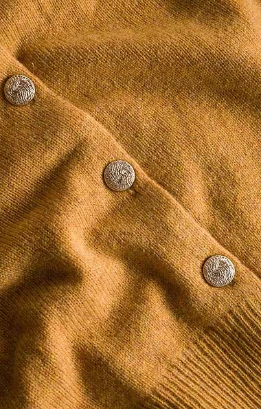 Ladies House of Bruar Lambswool Crew Neck Cardigan