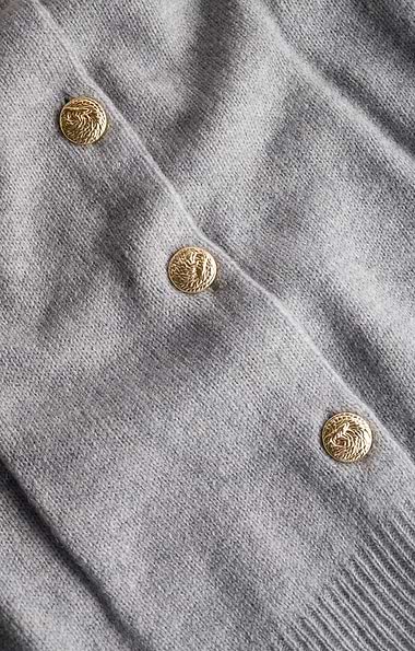 Ladies House of Bruar Lambswool Crew Neck Cardigan