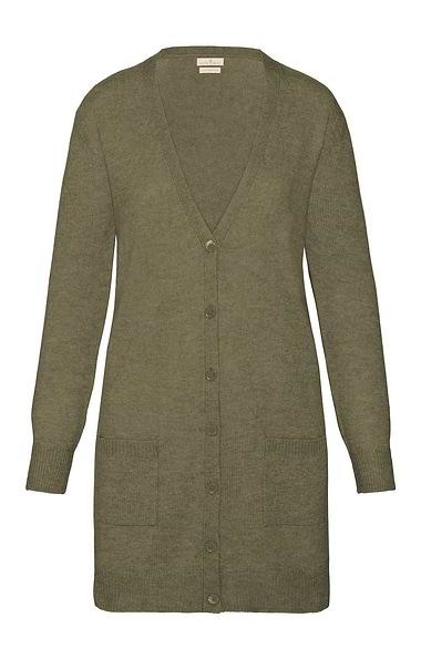 Ladies Country Lambswool Boyfriend Cardigan