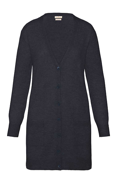 Ladies Country Lambswool Boyfriend Cardigan