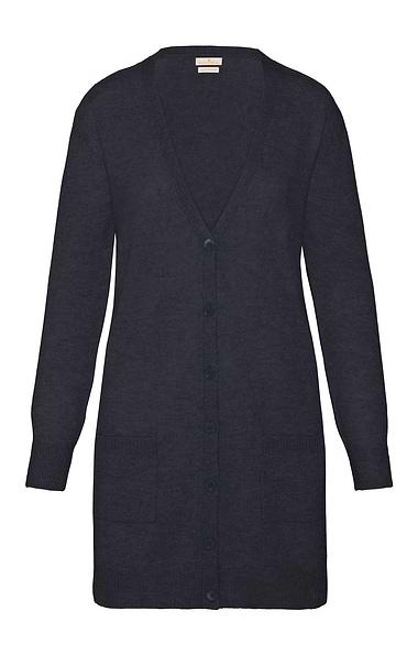 Ladies Country Lambswool Boyfriend Cardigan