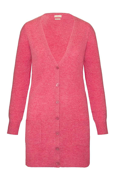 Ladies Country Lambswool Boyfriend Cardigan