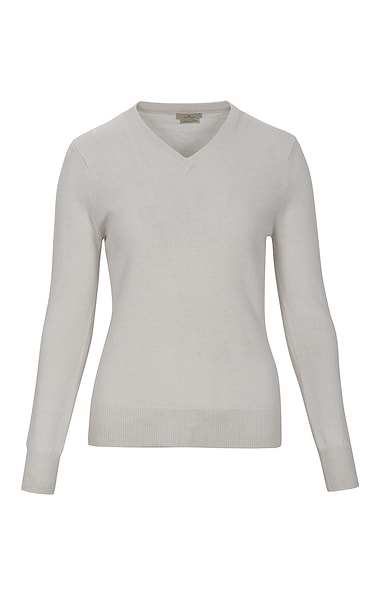 Ladies Merino V-Neck Jumper