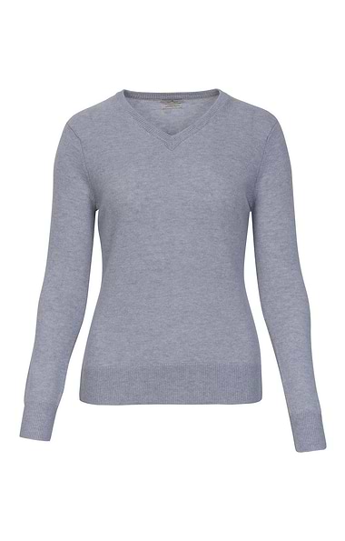 Ladies Merino V-Neck Jumper