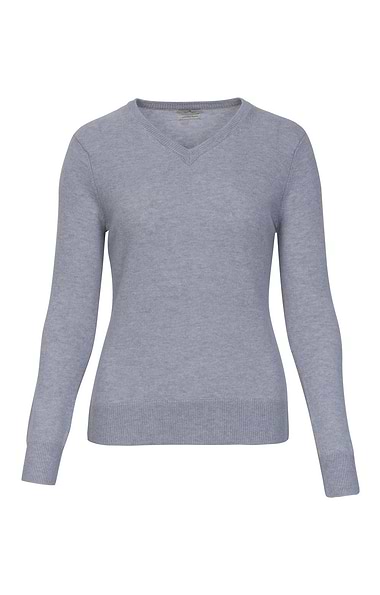 Ladies Merino V-Neck Jumper