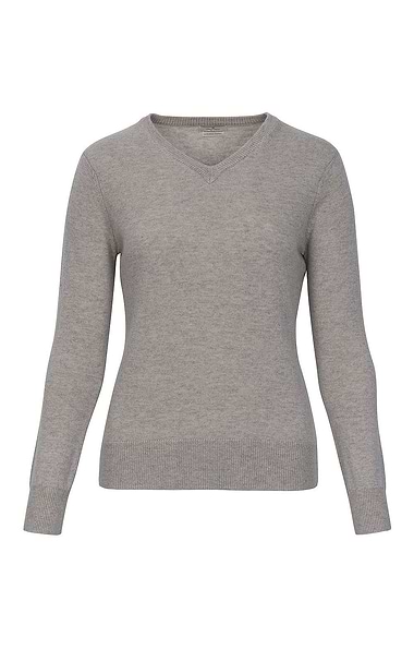 Ladies Merino V-Neck Jumper