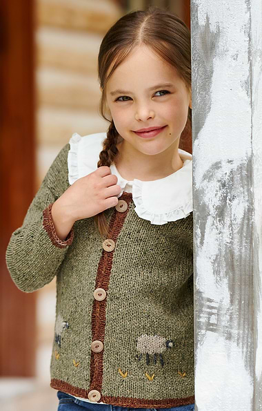 Child's Merino Sheep Cardigan