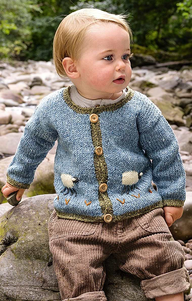 Child's Merino Sheep Cardigan