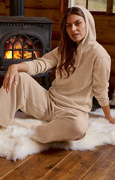 Ladies Pure Cashmere Lounge Trousers