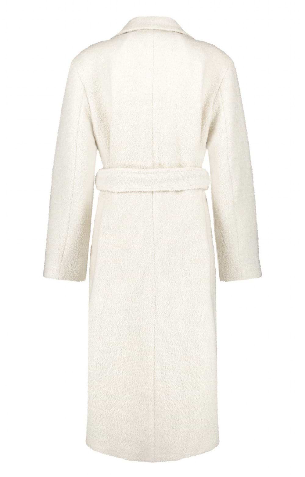 Ladies Pure Cashmere Dressing Gown, White - House of Bruar