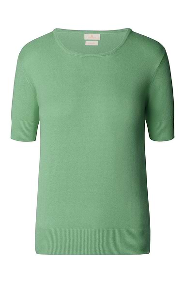 Ladies Knitted Cotton Crew
