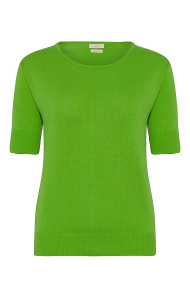 Ladies Knitted Cotton Crew
