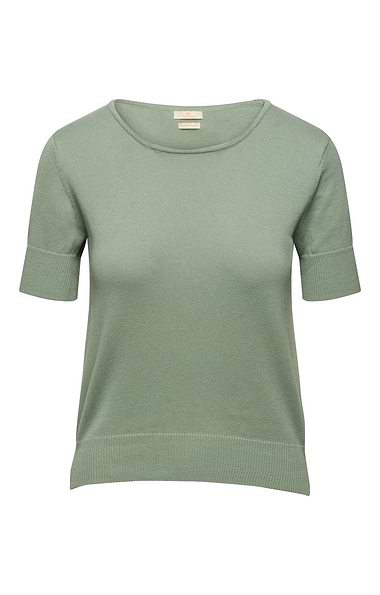 Ladies Knitted Cotton Crew