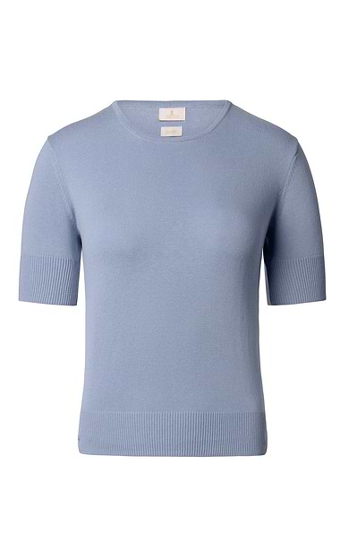 Ladies Knitted Cotton Crew
