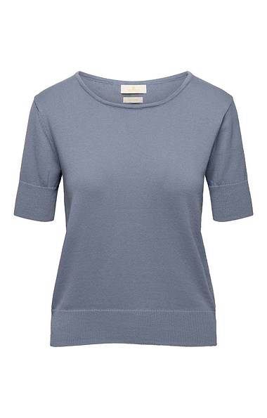 Ladies Knitted Cotton Crew