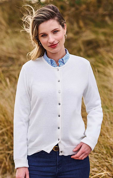 Ladies Knitted Cotton Cardigan