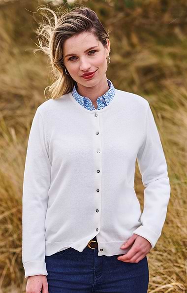 Ladies Knitted Cotton Cardigan