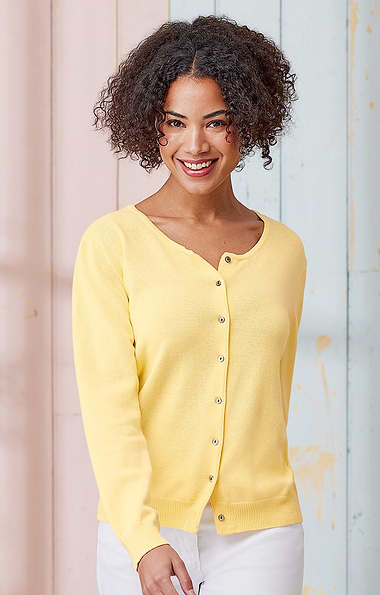 Ladies Knitted Cotton Cardigan