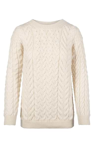 Men's Merino Cable Crew Sweater