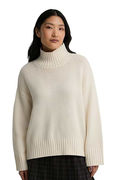 Ladies Barbour Woodhouse Funnel Neck jumper
