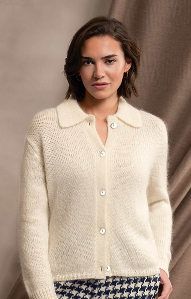Ladies Mohair Cardigan