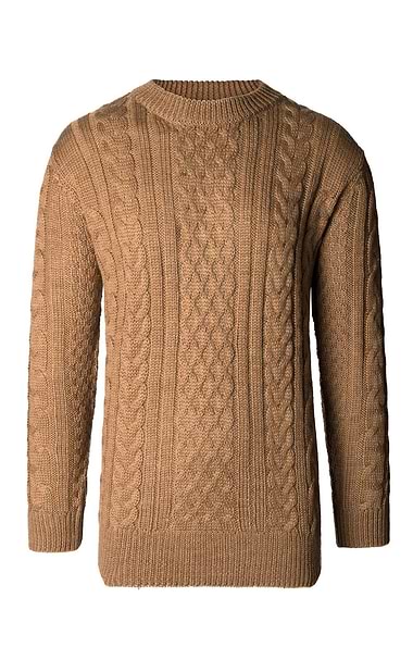 Men's Aran Crew Neck