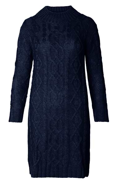 Ladies Pure New Wool Aran Knit Dress