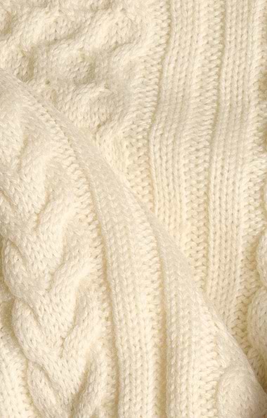 Ladies Pure New Wool Rope Cable Roll Neck