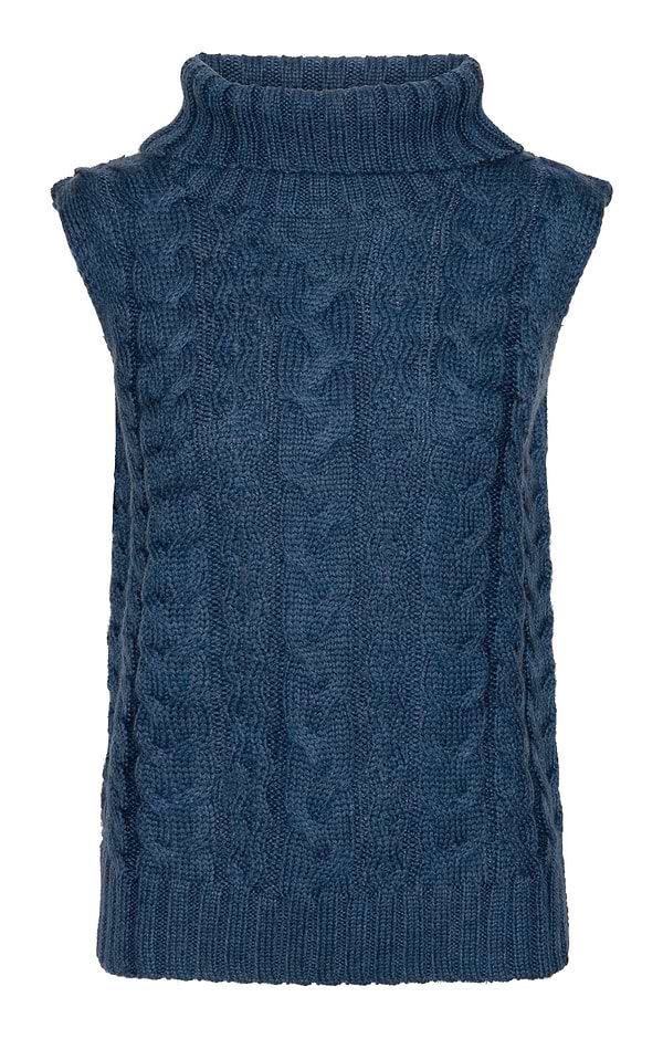 Ladies Aran Cable Slipover