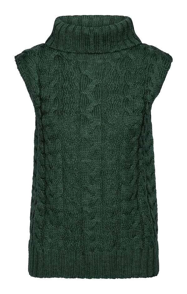Ladies Aran Cable Slipover