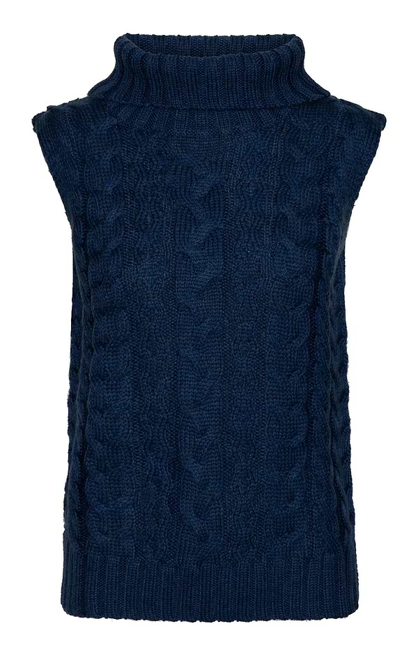 Ladies Aran Cable Slipover