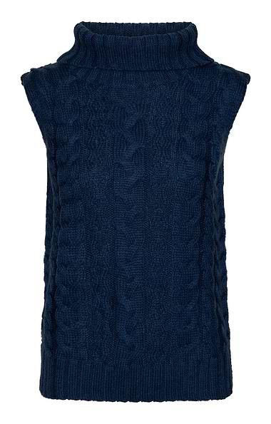 Ladies Aran Cable Slipover