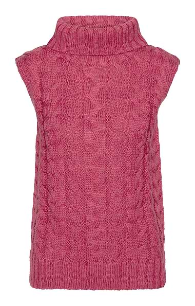Ladies Aran Cable Slipover