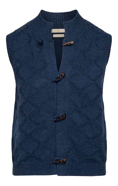 Ladies Pure New Wool Toggle Waistcoat