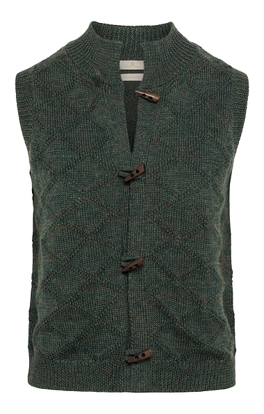 Ladies Pure New Wool Toggle Waistcoat