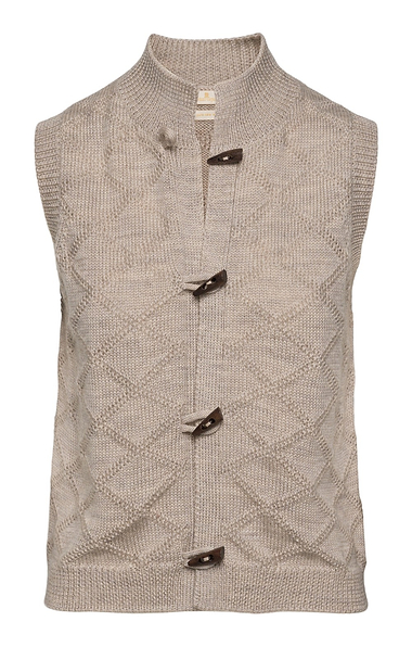 Ladies Pure New Wool Toggle Waistcoat