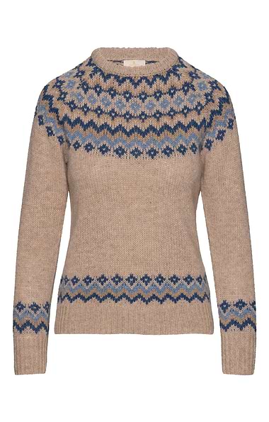 Ladies Lambswool Icelandic Crew