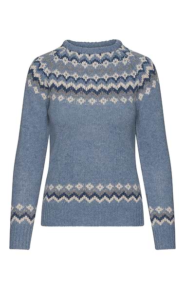 Ladies Lambswool Icelandic Crew