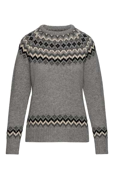 Ladies Lambswool Icelandic Crew