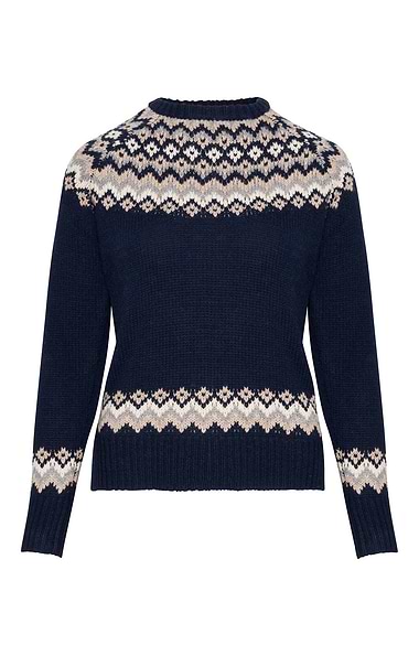 Ladies Lambswool Icelandic Crew