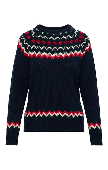 Ladies Lambswool Icelandic Crew